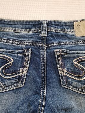 Y2K Silver Jeans Co. Aiko Mid-Rise Bootcut Jeans W26 L33